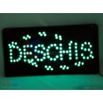 Reclama luminoasa Led "Deschis" cu animatie dubla (LTK-DSPDV) - www.lutek.ro